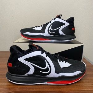 Nike Kyrie Low 5 'Bred' Black White Chili Red DJ6012-001 Men’s Size 12